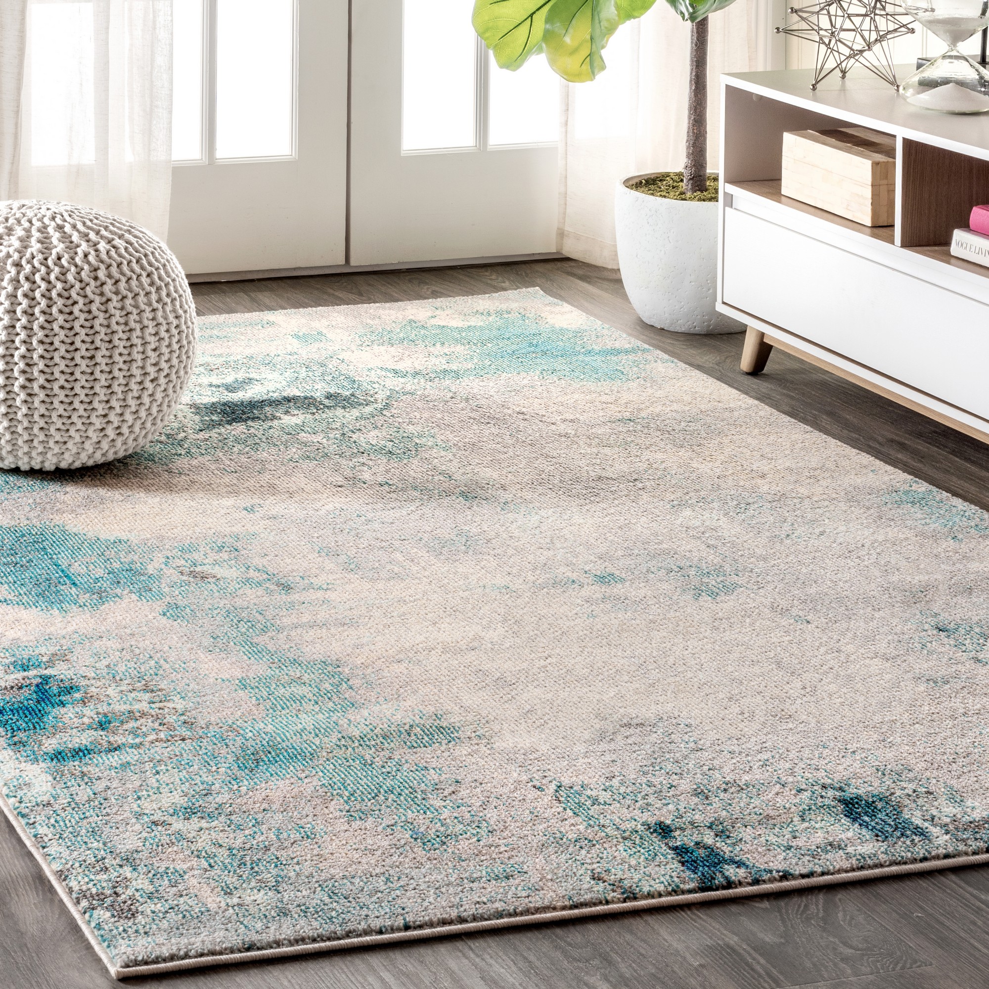 JONATHAN Y CTP104 Contemporary Pop Modern Abstract Vintage Area Rug - Picture 9 of 32