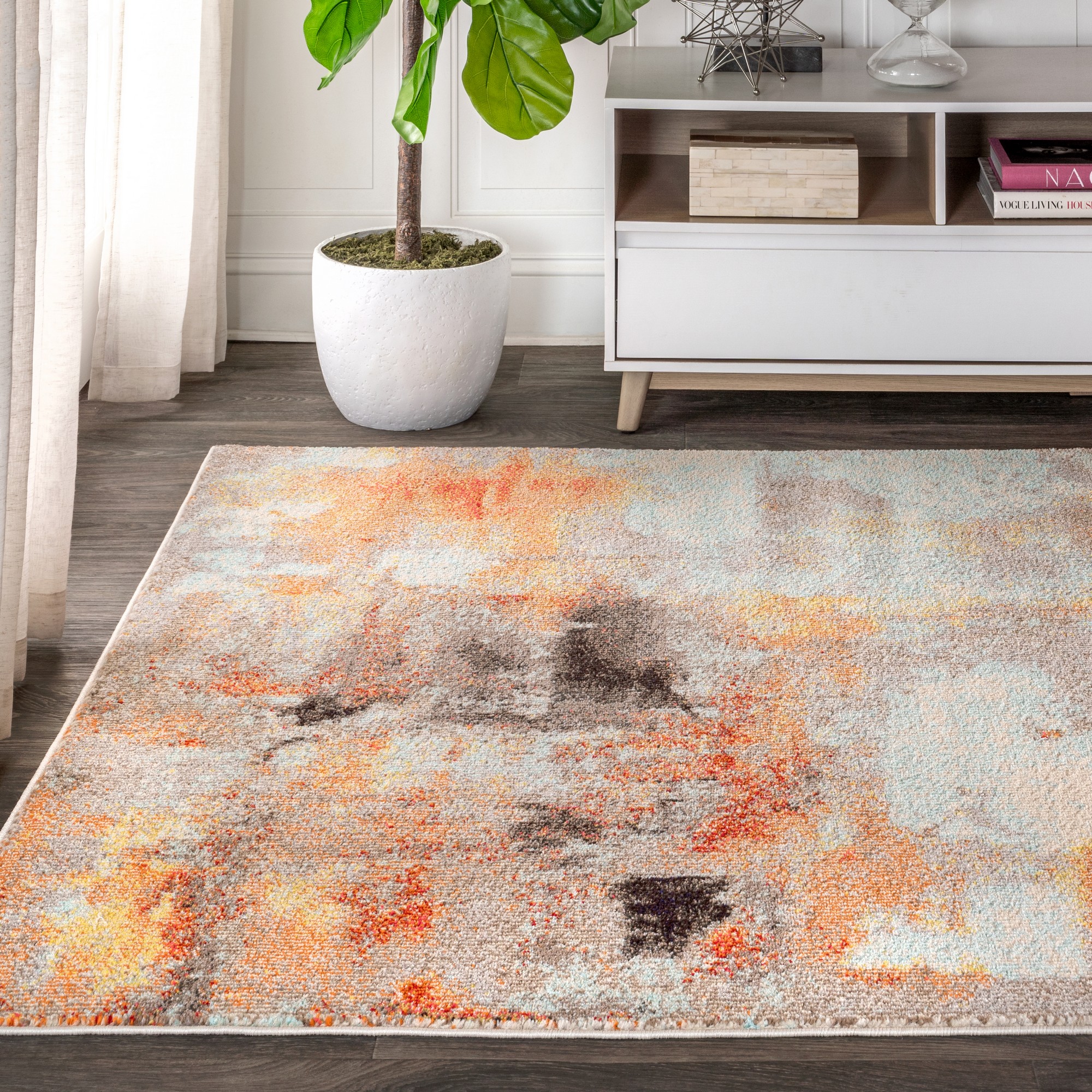 JONATHAN Y CTP104 Contemporary Pop Modern Abstract Vintage Area Rug - Picture 32 of 32