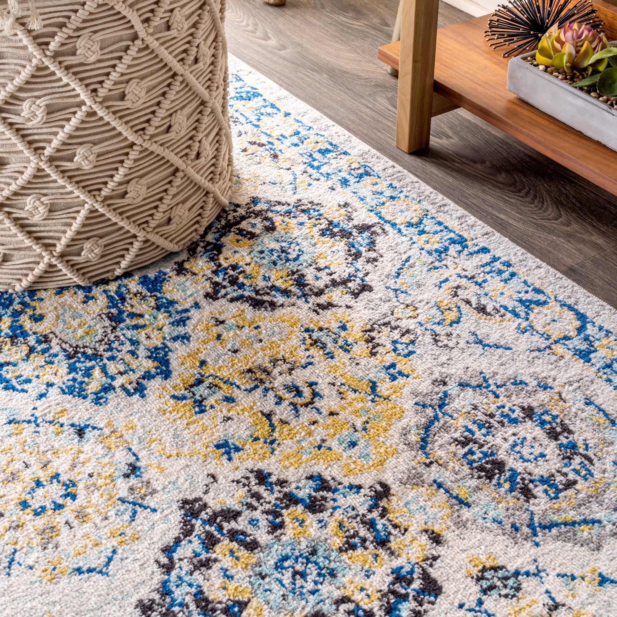 JONATHAN Y MDP205 Modern Boho Vintage Trellis, Transitional Area Rug - Picture 27 of 44