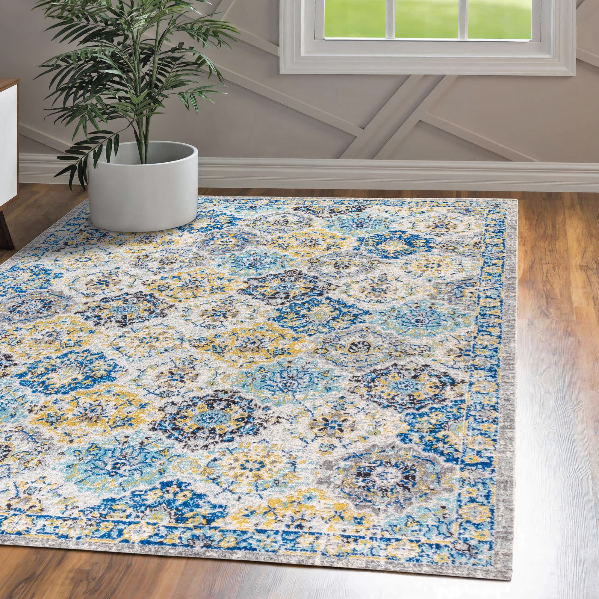 JONATHAN Y MDP205 Modern Boho Vintage Trellis, Transitional Area Rug - Picture 24 of 44