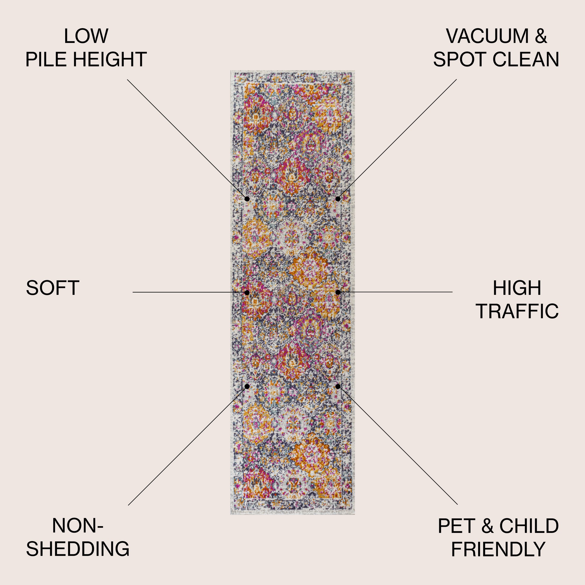 JONATHAN Y MDP205 Modern Boho Vintage Trellis, Transitional Area Rug - Picture 43 of 44