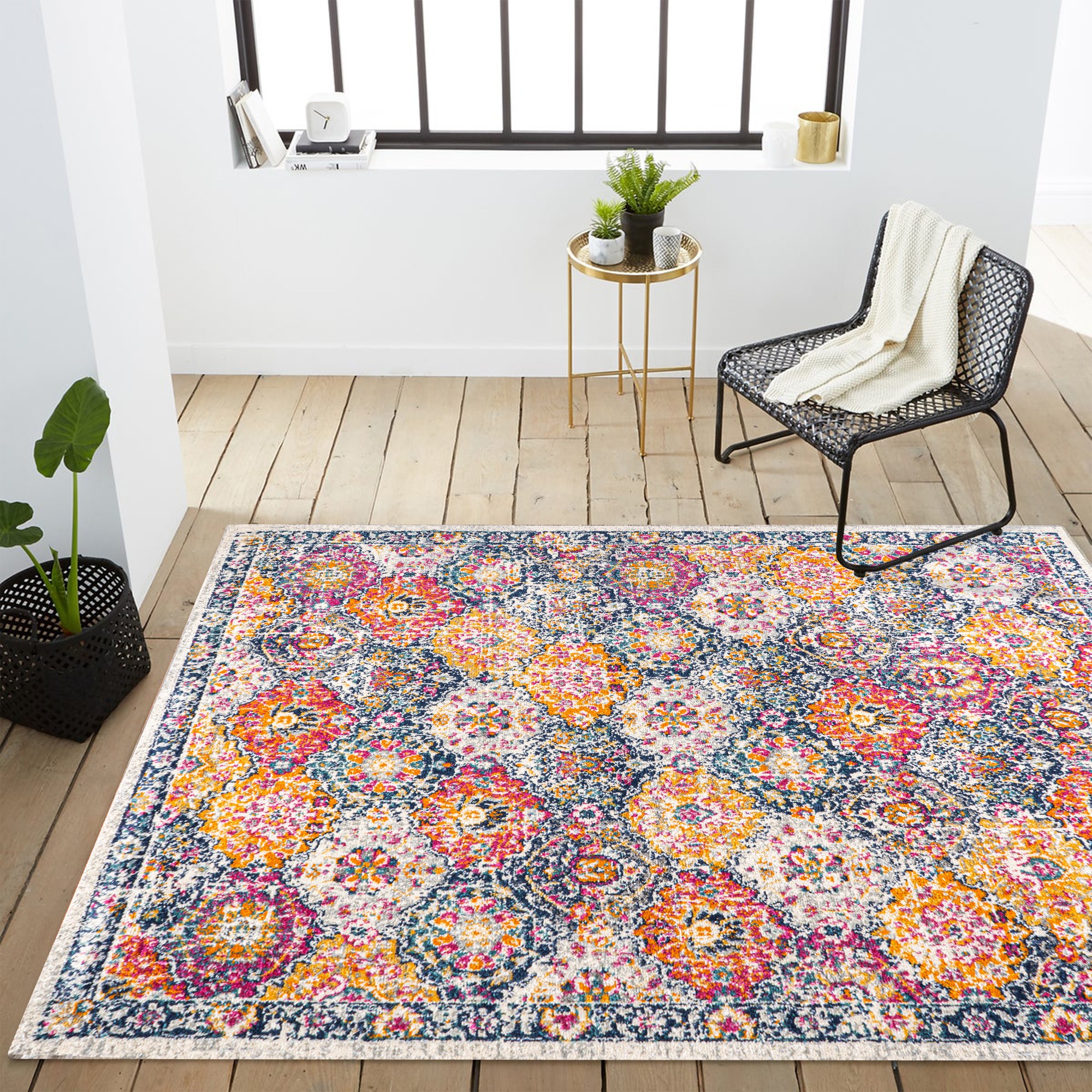 JONATHAN Y MDP205 Modern Boho Vintage Trellis, Transitional Area Rug - Picture 36 of 44