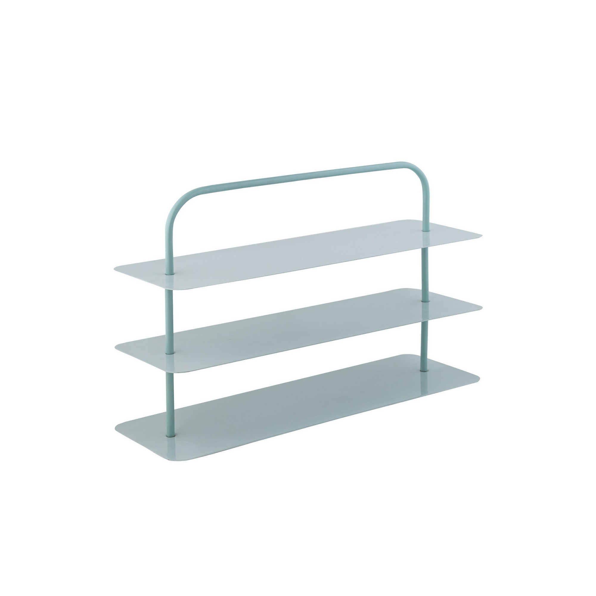 JONATHAN Y SRK1002 Minimalist 9-Pair 3-Tier Iron Thin Flat Plate Shoe Rack - Picture 27 of 45