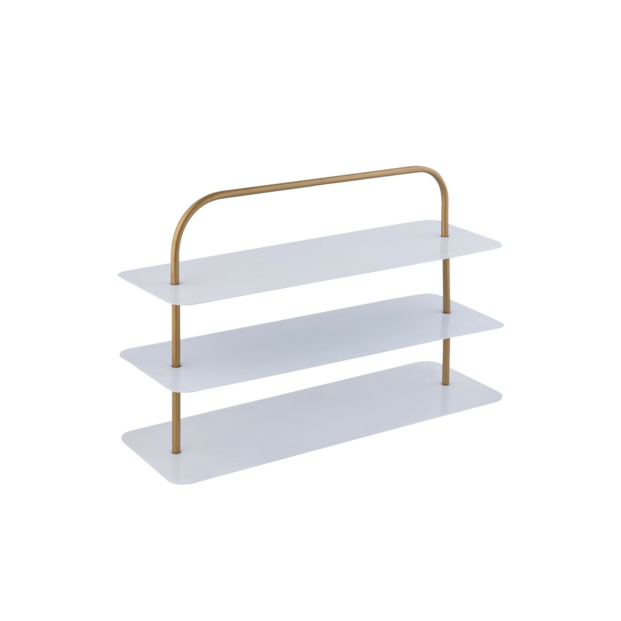 JONATHAN Y SRK1002 Minimalist 9-Pair 3-Tier Iron Thin Flat Plate Shoe Rack - Picture 37 of 45