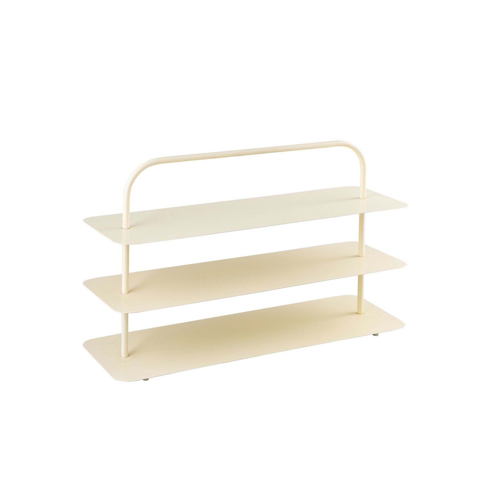 JONATHAN Y SRK1002 Minimalist 9-Pair 3-Tier Iron Thin Flat Plate Shoe Rack - Picture 9 of 45